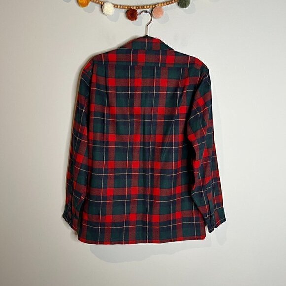 Pendleton Vintage 1960's Pure Wool Kilgore Tartan button down shirt - Picture 8 of 8